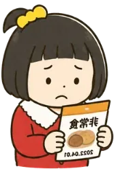 備えに悩む女の子